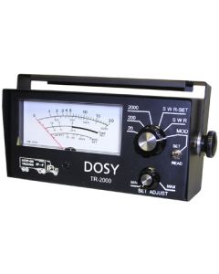 Dosy TR2000 Remote Mount 2,000 Watt SWR/Mod/Watt Meter